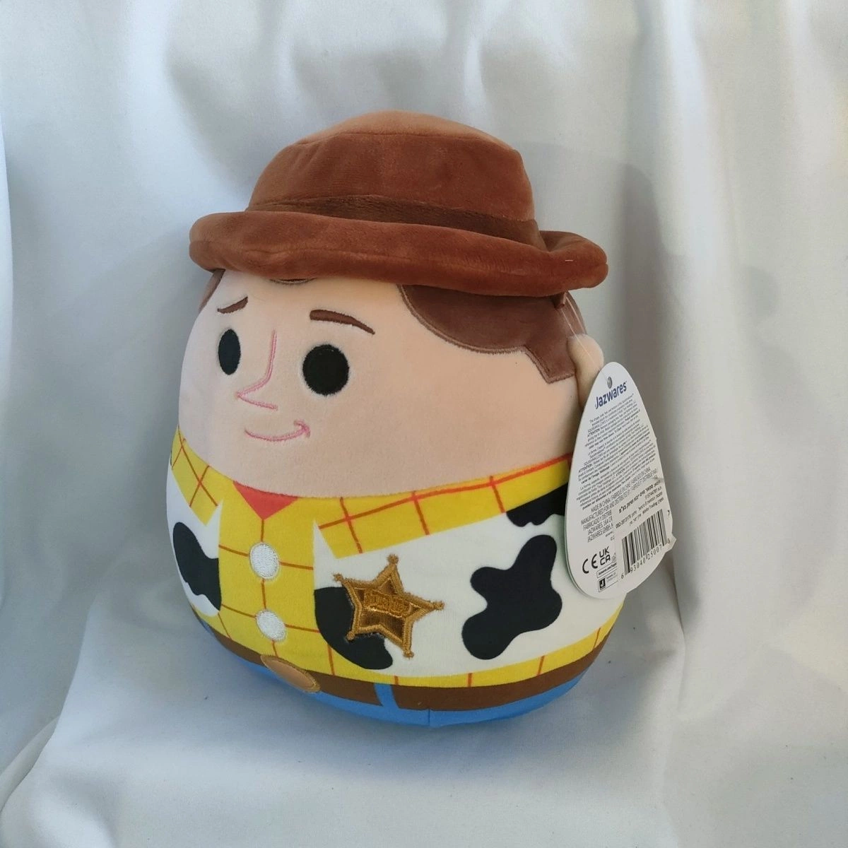 Squishmallows Original 8-Inch Toy Story Squad Plush- Collectible Soft & Squishy Mini Stuffed Animal Toy (Sheriff Woody)