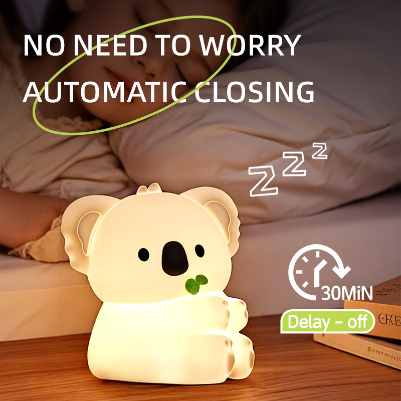 MeWaii® Squishy Silicone Koala LED Night Light - Perfect Gift for Kids and Girls