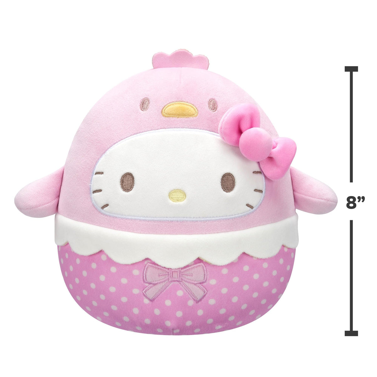 Squishmallows 2025 Original 8-Inch Easter Hello Kitty Squad Plush - Collectible Soft & Squishy Mini Stuffed Animal Toy - Add to Your Squad - Gift for